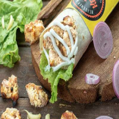 Chicken Malai Kebab Wrap