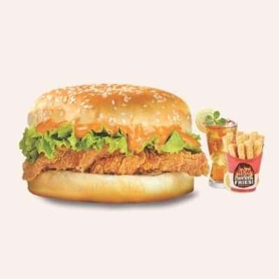Me 7 ( Little Dia Burger + C.Fries + Drink )