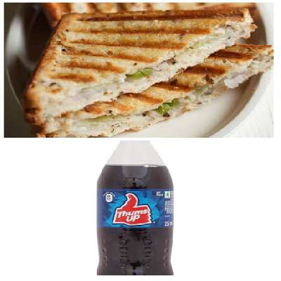2 Chicken Cheese Sandwich Sandwich + 2 Cold Drink 250Ml