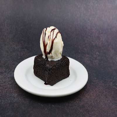 Brownie With Ice-cream