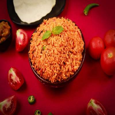 Tomato Rice With Poriyal