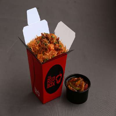 Beef Schezwan Fried Rice + Chilli Beef (Gravy)