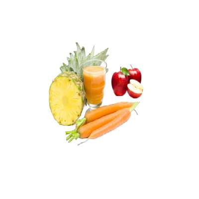 Carrot + Pineapple +Apple Juice