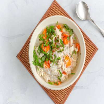 Carrot Coriander And Chicken Soup