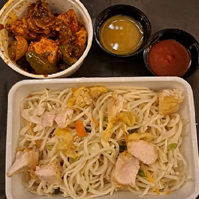 Chicken Noodles, Chilli Chicken And Bbq