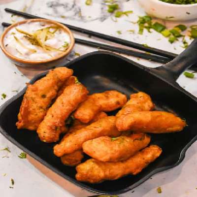 Golden Fried Fish (Served With Tartar Sauce) (10 Pcs)