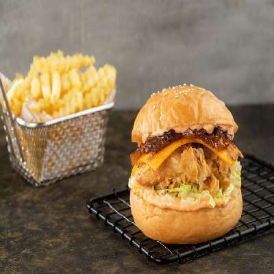 Southern-Style Fried Chicken Burger