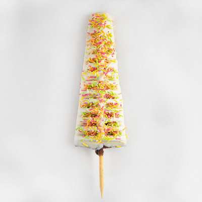 Chocolate Waffle With Sprinkle - Stick (White)
