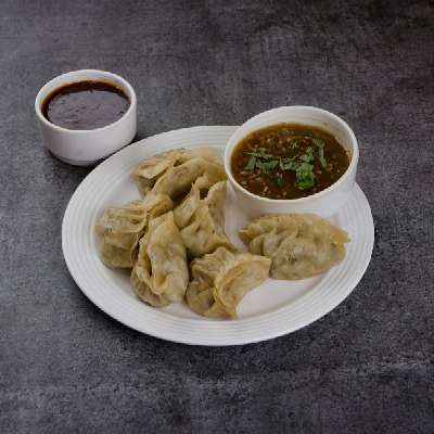 Soyabean Steamed Momos [6 Pieces]