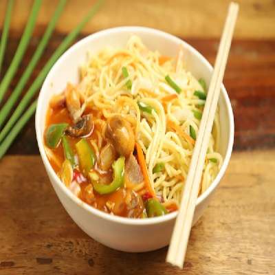 Mushroom Kung Pao Noodles Bowl