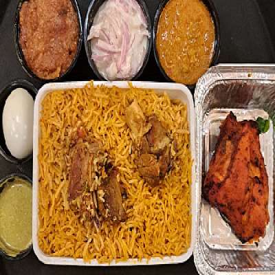 Mutton Biriyani 750ml And Chicken Tandoori
