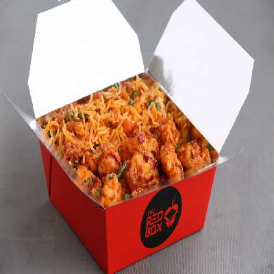 Chicken Schezwan Fried Rice + Dragon Chicken (Dry)
