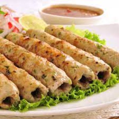 Crispy Chicken Seekh Kebab