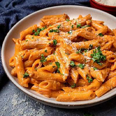Penne Pasta In Home Made Makhani Sause