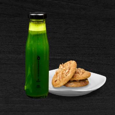 Green Keto Juice + Spice & Salt Cookies