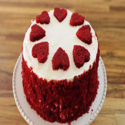 Pure Red Velvet Cake [450 Grams]