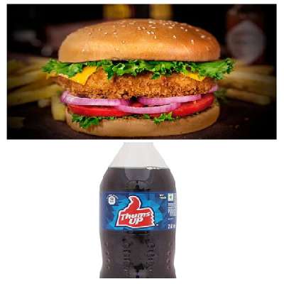 2 Crispy Chicken Burger + 2 Cold Drink 250Ml