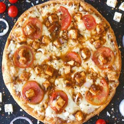 Tomato Paneer Pizza (Medium 6 Slice)