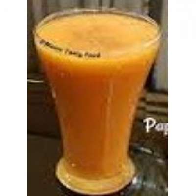 Sugarless Papaya Fresh Juice