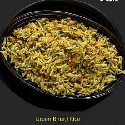 Green Bhurji Rice