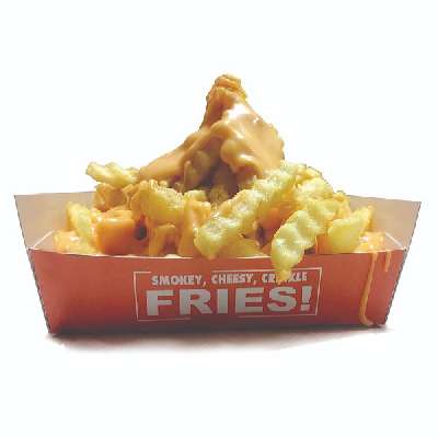 Falafel Cheesy Fries