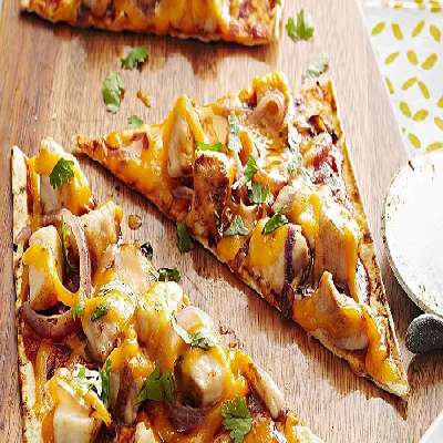 Grilled Fish Pizza