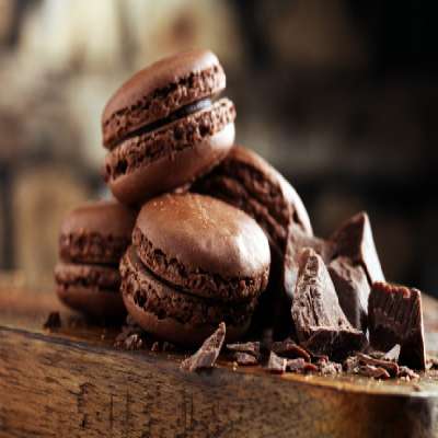 Chocolate Macrons
