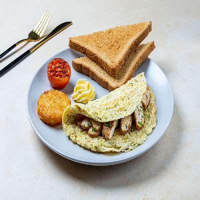 Grilled Chicken Omelette