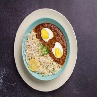 Egg Curries Rice Bowl
