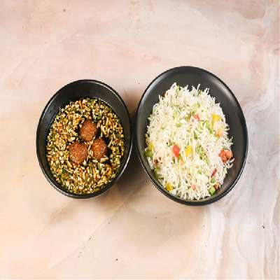 Veg Fried Rice & Vegetable Manchurian