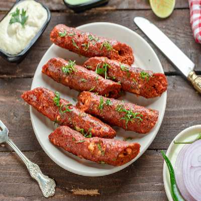 Mutton Seekh Kebab (6 Pcs)