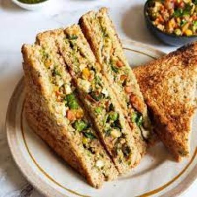 Barbecue Paneer Sandwich