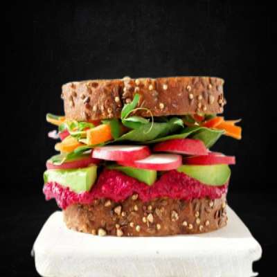Vegan Achaari Sandwich