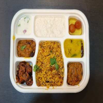 Mutton Keema Biryani Lunch Box
