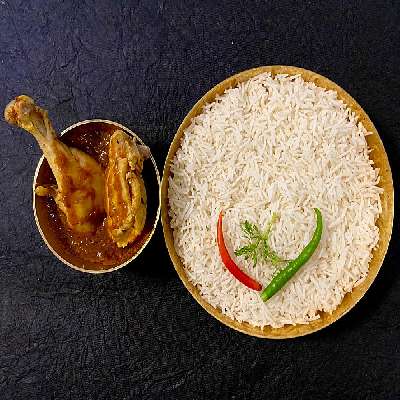 Rice And Chicken Kosha( 2Pc)