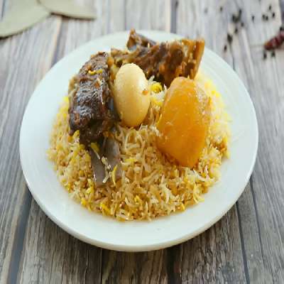 Kolkata Style Special Mutton Biryani [serves 1]