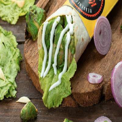 Hariyali Chicken Wrap