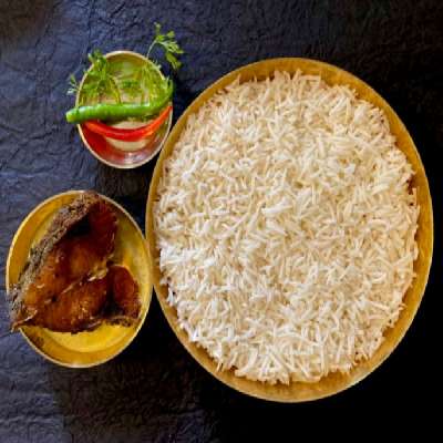 Rohu Fish Curry( 1 Pc) & Steam Rice