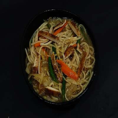 Smoked Chicken Pan Fried Noodles