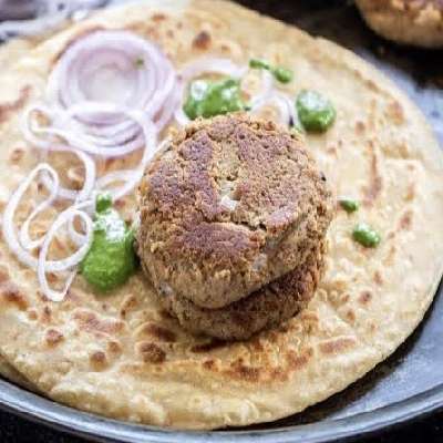Mutton Galawati Kabab [2] + Paratha [1]