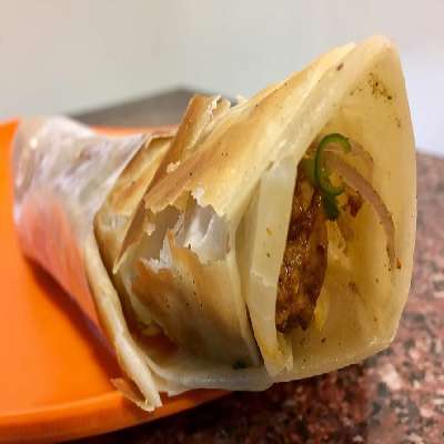 Chicken Reshmi Kathi Kebab Roll