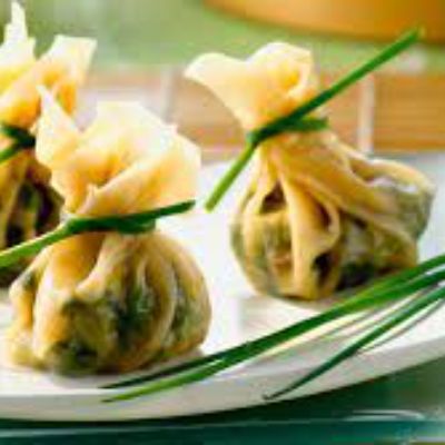 Corn Spinach Dimsums