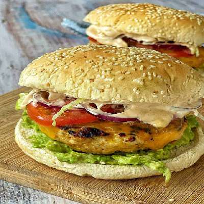 Mexican Chicken Grilled Burger