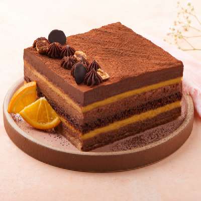 Chocolate Orange Layered Cake