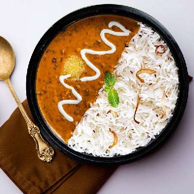 Dal Makhani With Rice Bowl