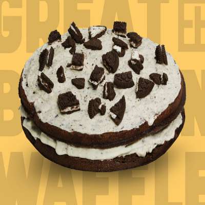 Cookie & Cream Waffle Cake [Double Layer]