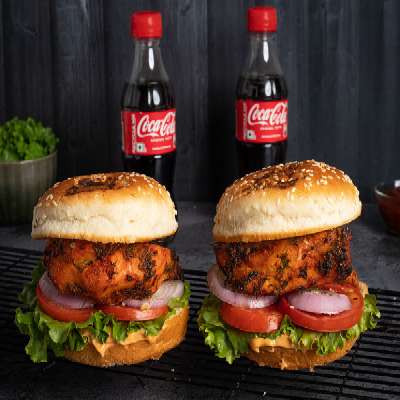 Twin Grilled Chicken Burger Combo