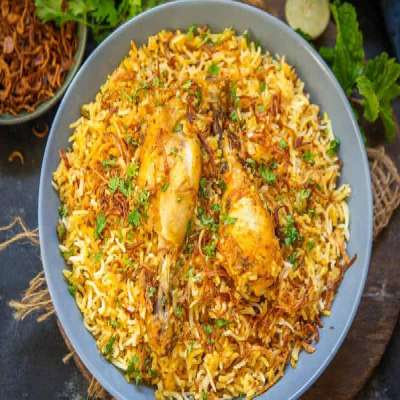 Hyderabadi Masala Chicken Biryani