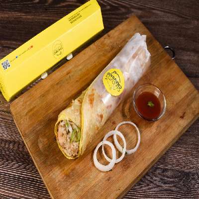 Guiltless Chicken Reshmi Kathi Kebab Roll