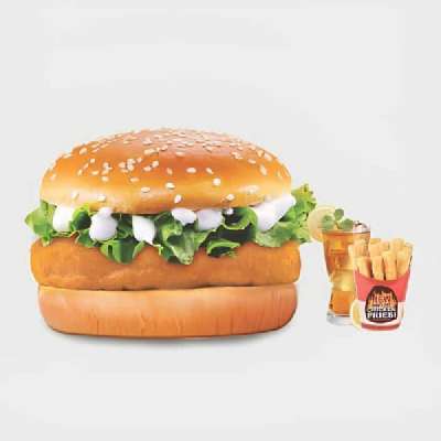 Me 9 ( Classic Chicken Burger + Chicken Fries + Drink )